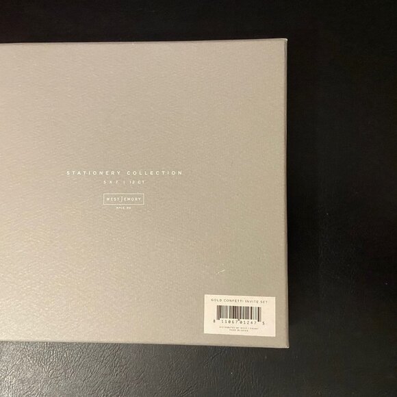 ⭐4 FOR $20⭐ Engagement Party Gold Confetti Stationary Invitation Kit - NWT - Picture 2 of 3